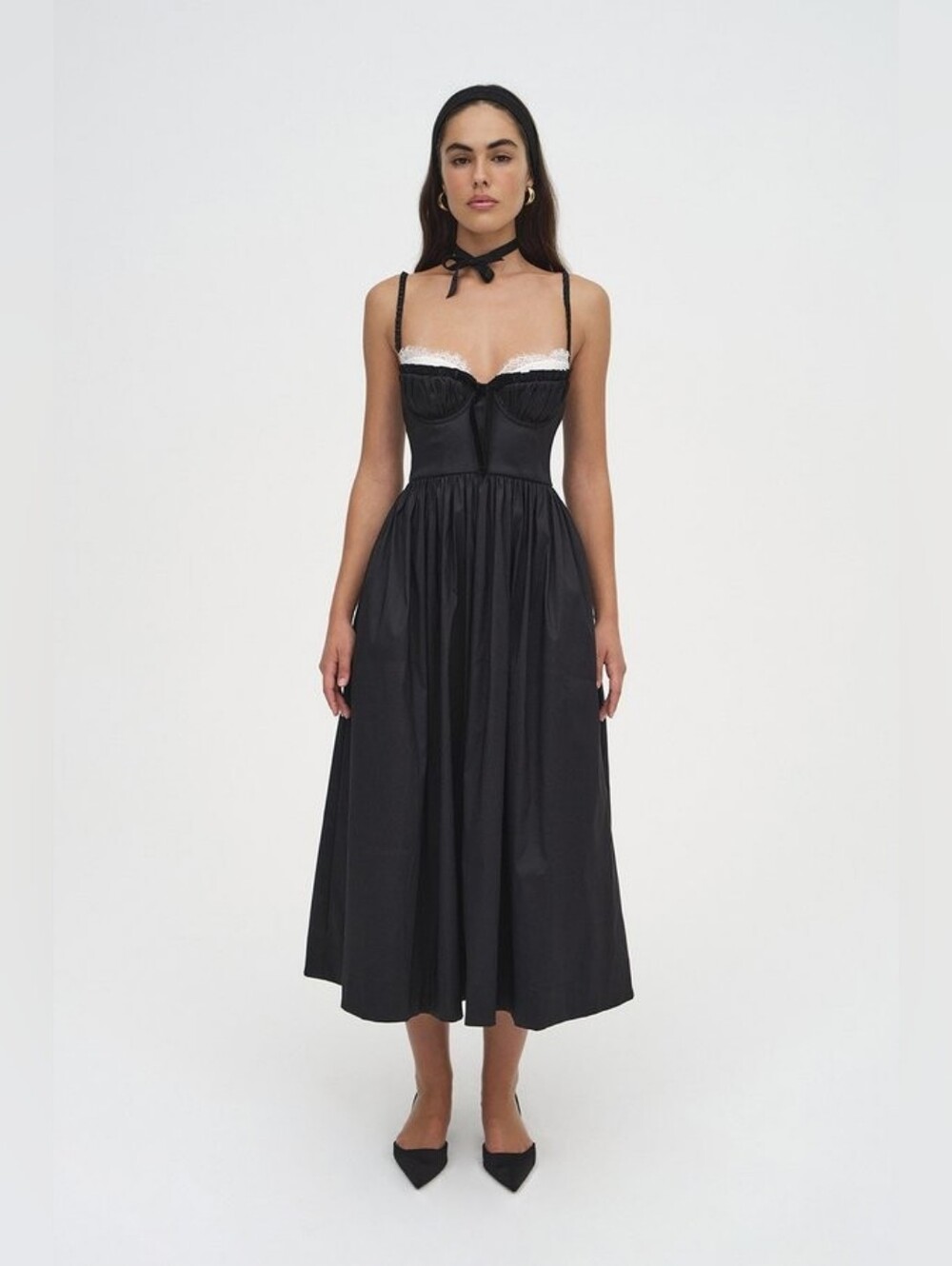 For Love & Lemons Doris Midi Dress
